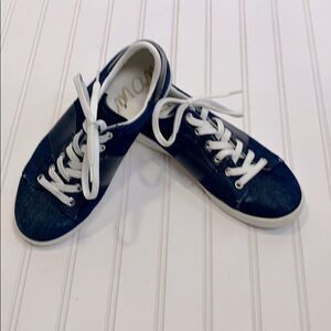 Sam Edelman Marquette Denim Navy Sneakers